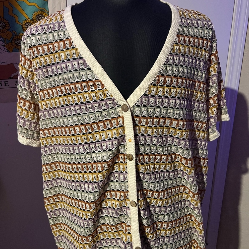 SHEIN Multicolor Button Down Shirt
